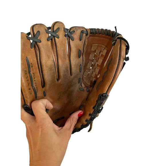 Easton Natural Series 91 Full Leather 14 Inch Lh Baseball Softball Glove - Picture 5 of 7